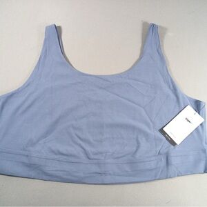 NIKE YOGA LUXE INFINALON -  CROP TOP SIZE 3X in  DIFFUSED BLUE